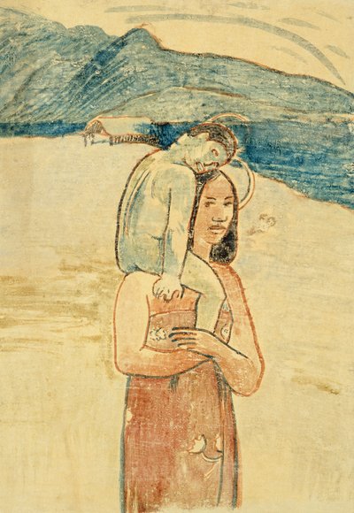 Jeg hilser dig Maria, ca. 1894 (litho) af Paul Gauguin