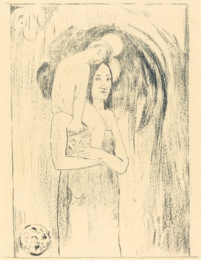 Ia Orana Maria (We Greet Thee, Mary) af Paul Gauguin