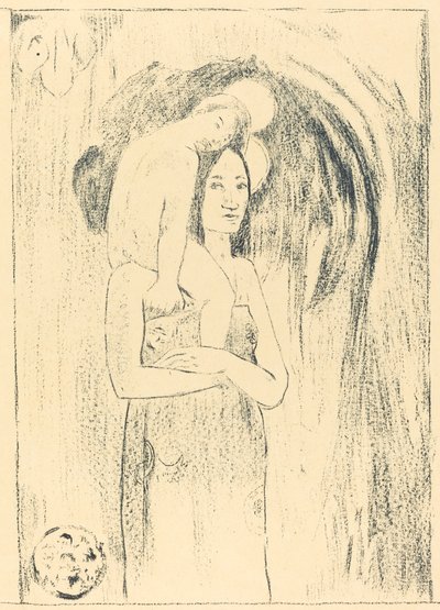 Ia Orana Maria Vi hilser dig, Mary, ca. 1894. af Paul Gauguin