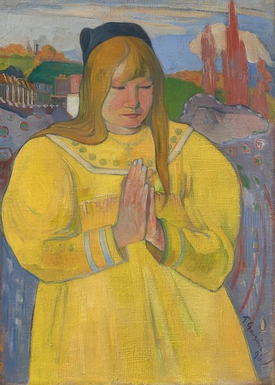 Ung kristen pige. 1984 af Paul Gauguin