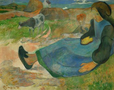 The Cow Keeper, eller Young Breton af Paul Gauguin