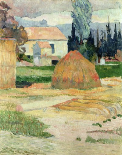 Landskab nær Arles af Paul Gauguin
