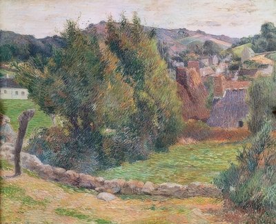 Landskab ved Pont-Aven af Paul Gauguin