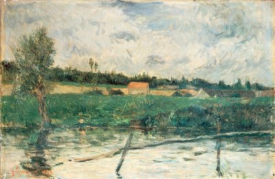 Landskabet i Bretagne af Paul Gauguin