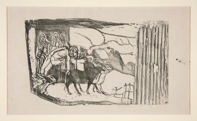 Le Calvaire Breton [Wayside Shrine i Bretagne] af Paul Gauguin