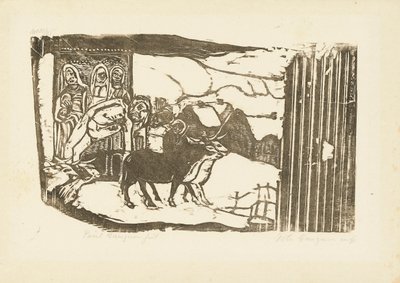 Den bretonske Golgata, 1898-99 af Paul Gauguin