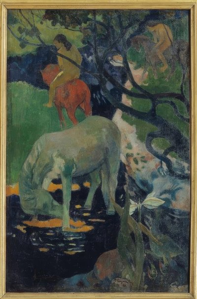 Den Hvide Hest af Paul Gauguin