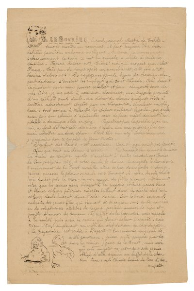 Le sourire: Journal sérieux, 21. august 1899 af Paul Gauguin
