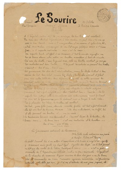 Le sourire: Journal sérieux, 13. oktober 1899 af Paul Gauguin