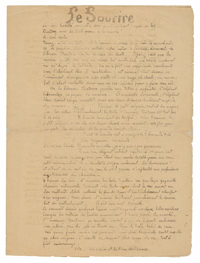 Le sourire: Journal sérieux, 19. september 1899 af Paul Gauguin