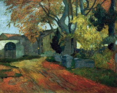 Les Alyscamps af Paul Gauguin