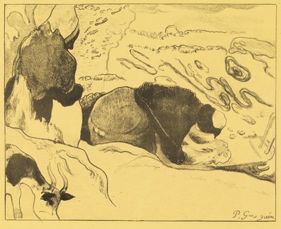Die Wäscherinnen af Paul Gauguin
