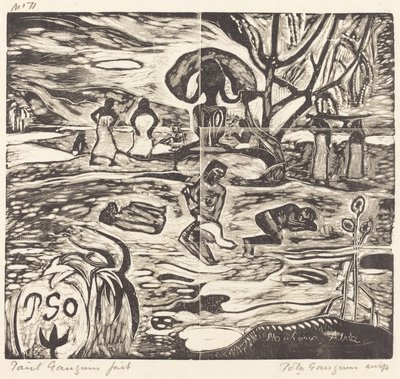 Mahana Atua (gudernes mad) af Paul Gauguin
