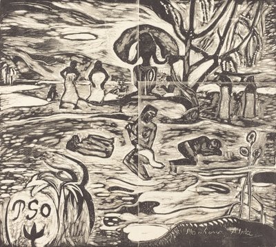 Mahana Atua The Food of the Gods, 18941895. af Paul Gauguin