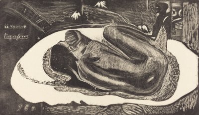 Manoa Tupapau Hun er hjemsøgt af en ånd, 18941895. af Paul Gauguin