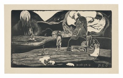 Maruru (Offerings of Gratitude), fra Noa Noa Suite af Paul Gauguin