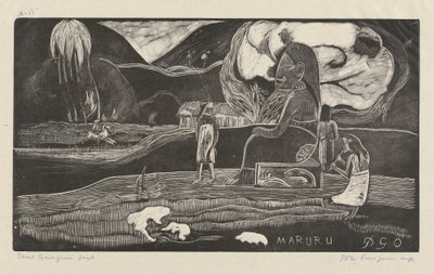 Maruru (tak) af Paul Gauguin