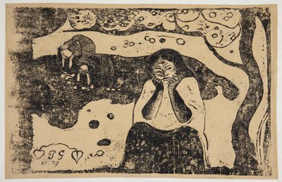 Menneskelig elendighed. af Paul Gauguin
