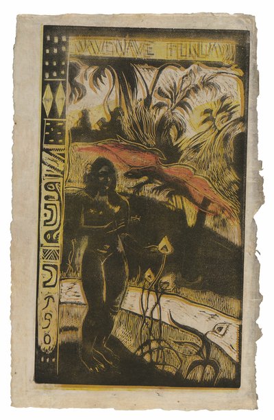 Nave nave fenua (Delightful Land), fra Noa Noa Suite af Paul Gauguin