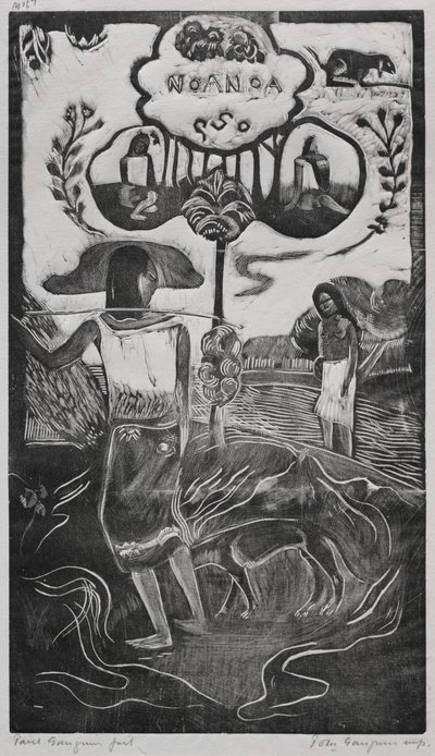 Noa Noa: Noa Noa Duftende Duft, 1893 -94. af Paul Gauguin