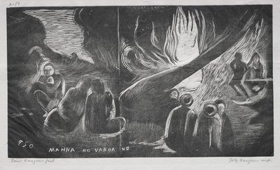 Noah Noah; The Devil Speaks (Mahna No Varua Ino) af Paul Gauguin