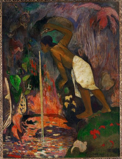 Pape Moe (olie på lærred) af Paul Gauguin