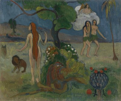 Paradise Lost, ca. 1890 (olie på lærred) af Paul Gauguin