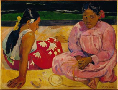 Paul Gauguin / Tahitiske kvinder på stranden ’, 1891, Olie på lærred, 69 × 91 cm, RF 2765 af Paul Gauguin