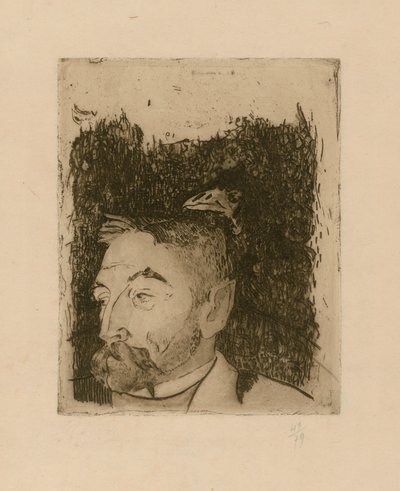 Portræt af Stéphane Mallarmé af Paul Gauguin