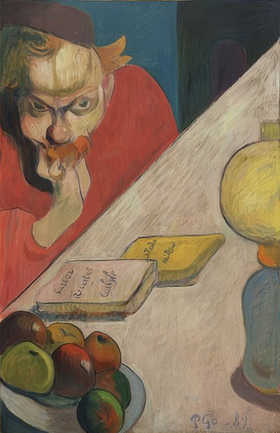 Portræt af Jacob Meyer de Haan. 1889 af Paul Gauguin