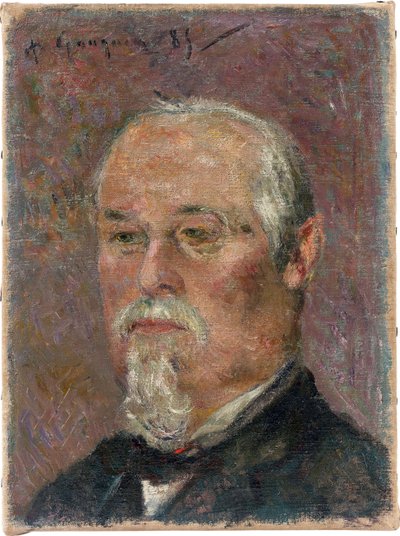Portræt af Philibert Favre, 1885. af Paul Gauguin
