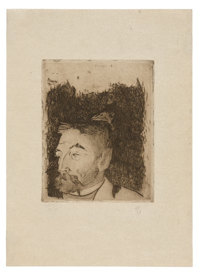 Portræt af Stéphane Mallarmé af Paul Gauguin