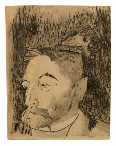 Portræt af Stéphane Mallarmé af Paul Gauguin