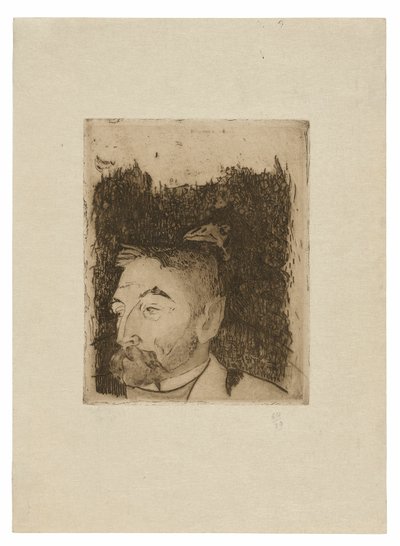 Portræt af Stéphane Mallarmé af Paul Gauguin
