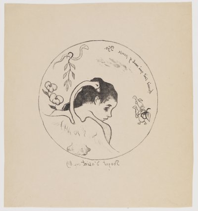 Grundprojekt af Paul Gauguin