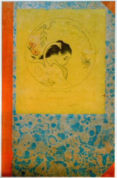 Projekt til en tallerken - Leda af Paul Gauguin