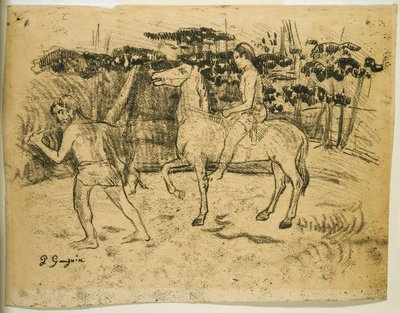 Rückkehr von der Jagd af Paul Gauguin