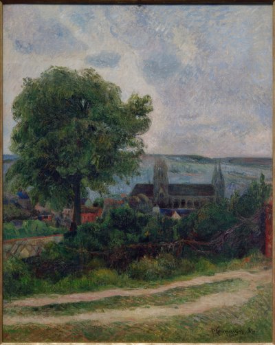 Rouen, Kirche Saint-Ouen af Paul Gauguin