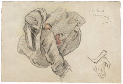 Siddende bretonsk kvinde, 1886 af Paul Gauguin
