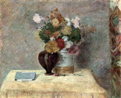 Stilleben med blomster. af Paul Gauguin