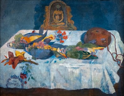 Stilleben med papegøjer af Paul Gauguin