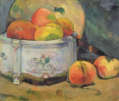 Stilleben med ferskner, ca. 1889 (olie på panel) af Paul Gauguin