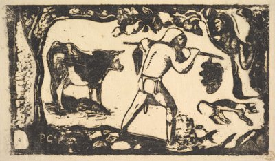 Tahitianske bærende bananer, 1898-99. af Paul Gauguin