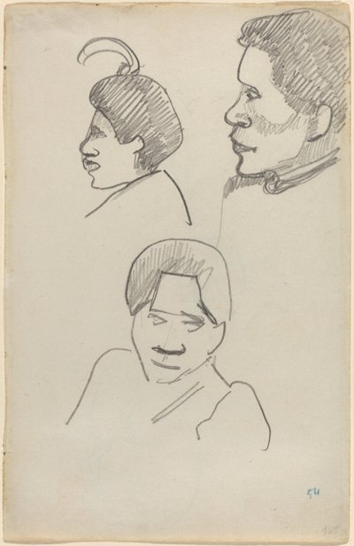 Tahitiske hoveder af Paul Gauguin