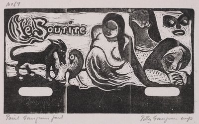 Tahiti-serien: Smilet. af Paul Gauguin