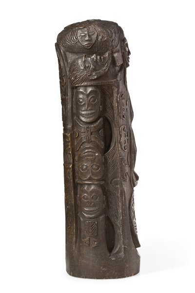 Tahitiansk totem til Kristus på korset, efter 1894 af Paul Gauguin