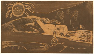 Te Po (Den lange nat) af Paul Gauguin