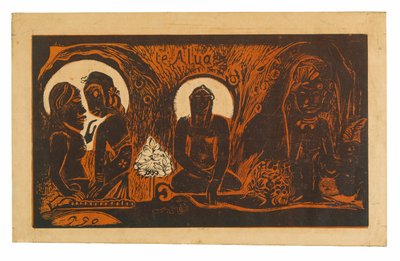 Te atua (Guden), fra Noa Noa Suite af Paul Gauguin