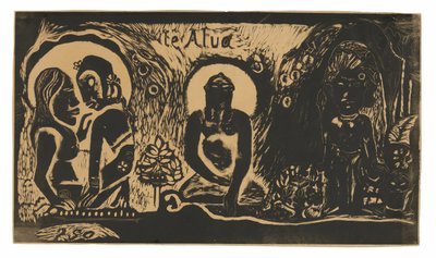 Te atua (Guden), fra Noa Noa Suite af Paul Gauguin
