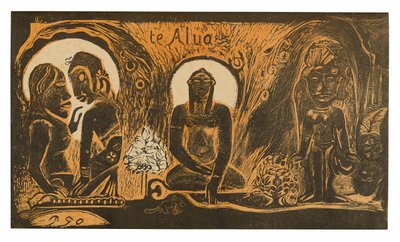 Te atua (Guden), fra Noa Noa Suite af Paul Gauguin